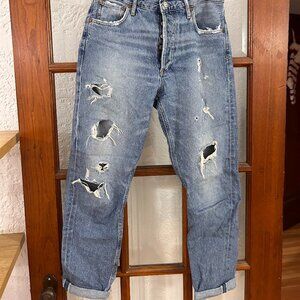 Agolde Ripped Boyfriend jeans
